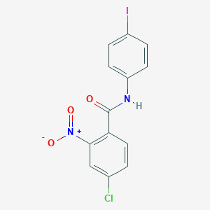 4-chloro-N-(4-iodophenyl)-2-nitrobenzamide