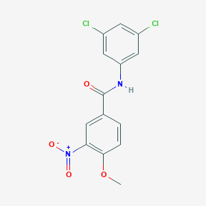 N-(3,5-dichlorophenyl)-4-methoxy-3-nitrobenzamide