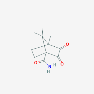 4,7,7-trimethyl-2,3-dioxobicyclo[2.2.1]heptane-1-carboxamide