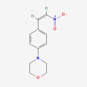 molecular formula C12H14N2O3 B4065401 4-[4-(2-nitrovinyl)phenyl]morpholine 