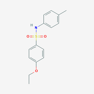 molecular formula C15H17NO3S B406555 4-ethoxy-N-(4-methylphenyl)benzenesulfonamide 