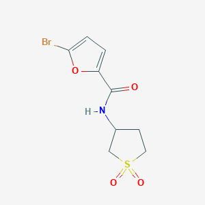 molecular formula C9H10BrNO4S B4065570 5-溴-N-(1,1-二氧化四氢-3-噻吩基)-2-呋喃酰胺 