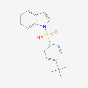 molecular formula C18H19NO2S B406560 1-(4-Tert-butylphenyl)sulfonylindole CAS No. 376372-33-7