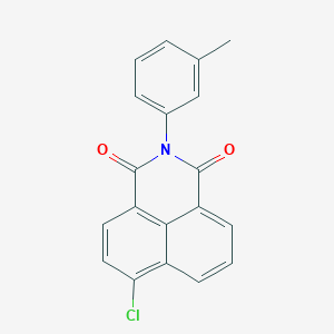 molecular formula C19H12ClNO2 B406584 6-Chloro-2-(3-methylphenyl)benzo[de]isoquinoline-1,3-dione CAS No. 333351-40-9