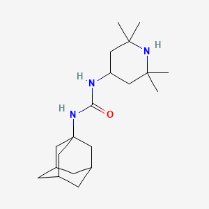 molecular formula C20H35N3O B4065962 N-1-金刚烷基-N'-(2,2,6,6-四甲基-4-哌啶基)脲 