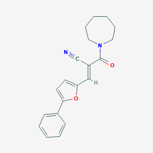 2-(1-Azepanylcarbonyl)-3-(5-phenyl-2-furyl)acrylonitrile