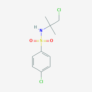 molecular formula C10H13Cl2NO2S B406615 4-chloro-N-(2-chloro-1,1-dimethylethyl)benzenesulfonamide 