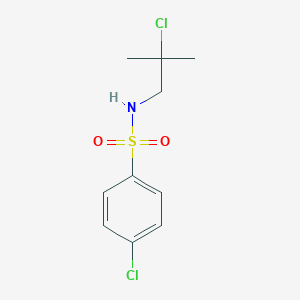 4-chloro-N-(2-chloro-2-methylpropyl)benzenesulfonamide