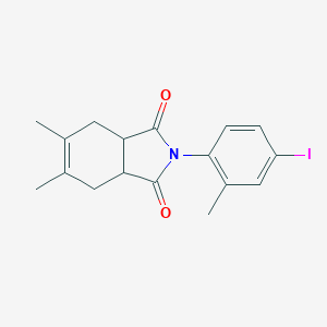 2-(4-iodo-2-methylphenyl)-5,6-dimethyl-3a,4,7,7a-tetrahydro-1H-isoindole-1,3(2H)-dione
