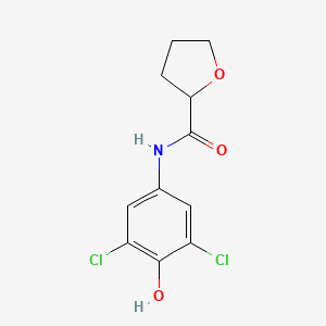 molecular formula C11H11Cl2NO3 B4066190 N-(3,5-dichloro-4-hydroxyphenyl)tetrahydro-2-furancarboxamide 