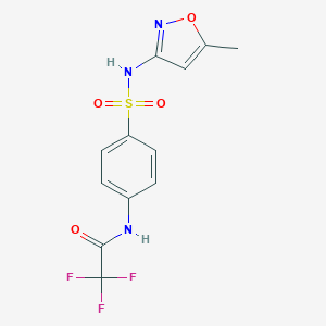 2,2,2-trifluoro-N-(4-{[(5-methyl-3-isoxazolyl)amino]sulfonyl}phenyl)acetamide