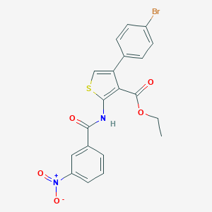 Ethyl 4-(4-bromophenyl)-2-[(3-nitrobenzoyl)amino]thiophene-3-carboxylate