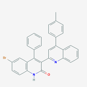 6-bromo-3-[4-(4-methylphenyl)quinolin-2-yl]-4-phenyl-1H-quinolin-2-one