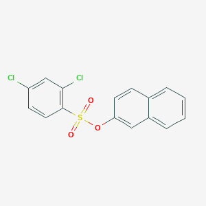 molecular formula C16H10Cl2O3S B406650 2-Naphthyl 2,4-dichlorobenzenesulfonate 