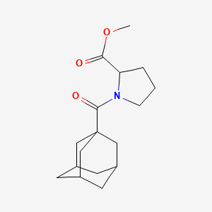 molecular formula C17H25NO3 B4066566 1-(1-金刚烷基羰基)脯氨酸甲酯 