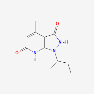 molecular formula C11H15N3O2 B4066591 1-sec-butyl-3-hydroxy-4-methyl-1,7-dihydro-6H-pyrazolo[3,4-b]pyridin-6-one 