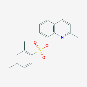 molecular formula C18H17NO3S B406665 2-Methyl-8-quinolinyl 2,4-dimethylbenzenesulfonate CAS No. 332021-72-4