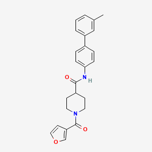 molecular formula C24H24N2O3 B4066754 1-(3-呋喃酰基)-N-(3'-甲基-4-联苯基)-4-哌啶甲酰胺 