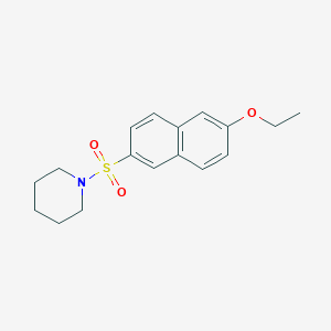 1-(6-Ethoxynaphthalen-2-yl)sulfonylpiperidine