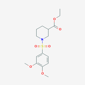 ethyl 1-[(3,4-dimethoxyphenyl)sulfonyl]-3-piperidinecarboxylate