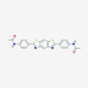 N-(4-{6-[4-(acetylamino)phenyl][1,3]thiazolo[4,5-f][1,3]benzothiazol-2-yl}phenyl)acetamide