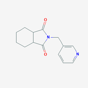 molecular formula C14H16N2O2 B406796 2-(3-pyridinylmethyl)hexahydro-1H-isoindole-1,3(2H)-dione 