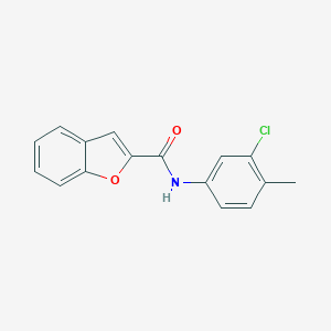 N-(3-chloro-4-methylphenyl)-1-benzofuran-2-carboxamide
