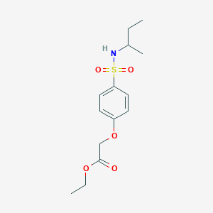 ethyl {4-[(sec-butylamino)sulfonyl]phenoxy}acetate