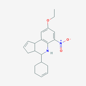4-(3-cyclohexen-1-yl)-8-ethoxy-6-nitro-3a,4,5,9b-tetrahydro-3H-cyclopenta[c]quinoline