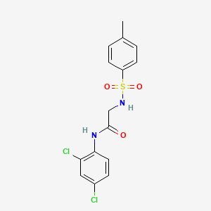 molecular formula C15H14Cl2N2O3S B4068189 N~1~-(2,4-dichlorophenyl)-N~2~-[(4-methylphenyl)sulfonyl]glycinamide 
