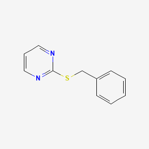 molecular formula C11H10N2S B4068324 2-(benzylthio)pyrimidine CAS No. 66348-67-2