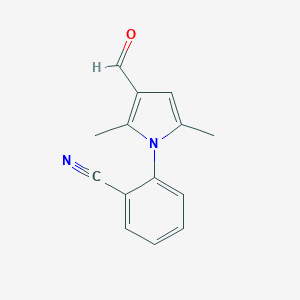 2-(3-Formyl-2,5-dimethylpyrrol-1-yl)benzonitrile