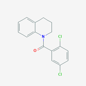 molecular formula C16H13Cl2NO B406841 1-(2,5-Dichlorobenzoyl)-1,2,3,4-tetrahydroquinoline CAS No. 328283-69-8