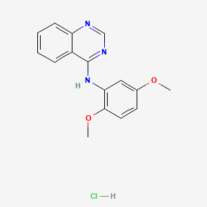 molecular formula C16H16ClN3O2 B4068457 N-(2,5-dimethoxyphenyl)-4-quinazolinamine hydrochloride 