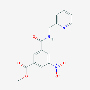 Methyl 3-nitro-5-{[(2-pyridinylmethyl)amino]carbonyl}benzoate