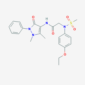 molecular formula C22H26N4O5S B406861 Cambridge id 5731355 