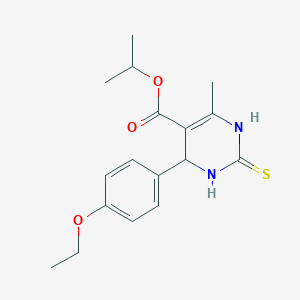 isopropyl 4-(4-ethoxyphenyl)-6-methyl-2-thioxo-1,2,3,4-tetrahydro-5-pyrimidinecarboxylate