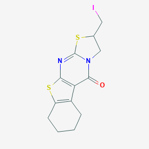 2-(iodomethyl)-2,3,6,7,8,9-hexahydro-5H-[1]benzothieno[2,3-d][1,3]thiazolo[3,2-a]pyrimidin-5-one