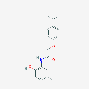 molecular formula C19H23NO3 B4068700 2-(4-sec-butylphenoxy)-N-(2-hydroxy-5-methylphenyl)acetamide 