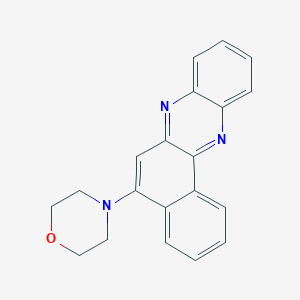 molecular formula C20H17N3O B406873 4-Benzo[a]phenazin-5-ylmorpholine CAS No. 10060-79-4