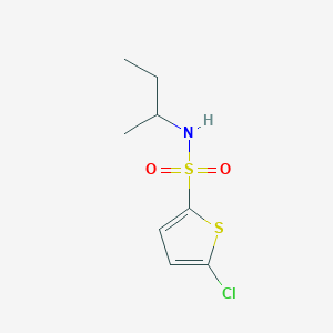 molecular formula C8H12ClNO2S2 B4068753 N-(sec-butyl)-5-chloro-2-thiophenesulfonamide 
