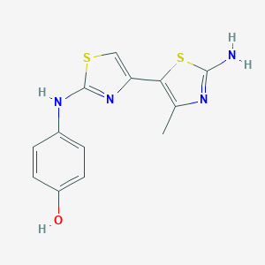 molecular formula C13H12N4OS2 B406880 Cambridge id 5757116 