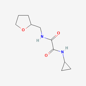 molecular formula C10H16N2O3 B4068892 N-cyclopropyl-N'-(tetrahydro-2-furanylmethyl)ethanediamide 