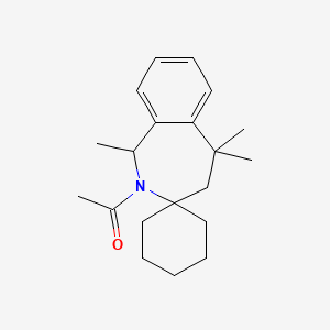2-acetyl-1,5,5-trimethyl-1,2,4,5-tetrahydrospiro[2-benzazepine-3,1'-cyclohexane]
