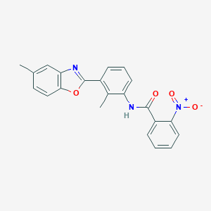 N-[2-Methyl-3-(5-methyl-benzooxazol-2-yl)-phenyl]-2-nitro-benzamide