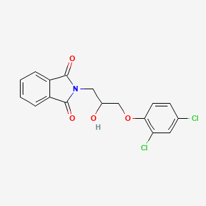 molecular formula C17H13Cl2NO4 B4069209 2-[3-(2,4-dichlorophenoxy)-2-hydroxypropyl]-1H-isoindole-1,3(2H)-dione 