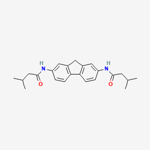 molecular formula C23H28N2O2 B4069356 N,N'-9H-fluorene-2,7-diylbis(3-methylbutanamide) 