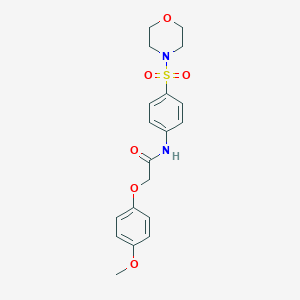 2-(4-Methoxy-phenoxy)-N-[4-(morpholine-4-sulfonyl)-phenyl]-acetamide