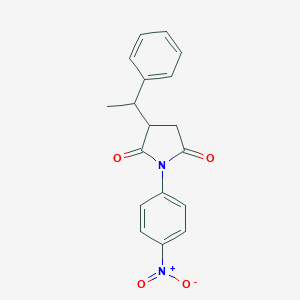 1-(4-Nitro-phenyl)-3-(1-phenyl-ethyl)-pyrrolidine-2,5-dione