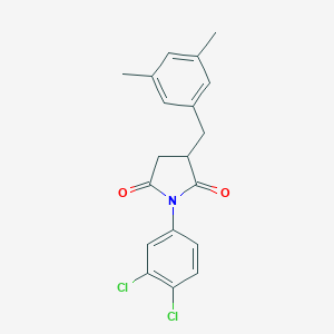 1-(3,4-Dichlorophenyl)-3-(3,5-dimethylbenzyl)pyrrolidine-2,5-dione